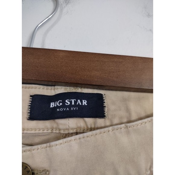 Mens Big Star Nova XVI Beige Everyday Neutral 17 Union Straight Leg Jean Sz 42 S - Picture 3 of 7